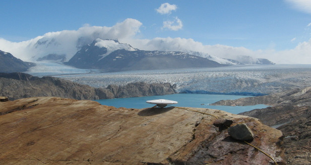 Monitoreo de rebote posglacial en la Patagonia (Santa Cruz).