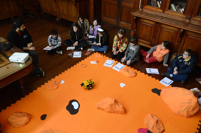 Taller de ciencia y robótica para niños (La Plata).